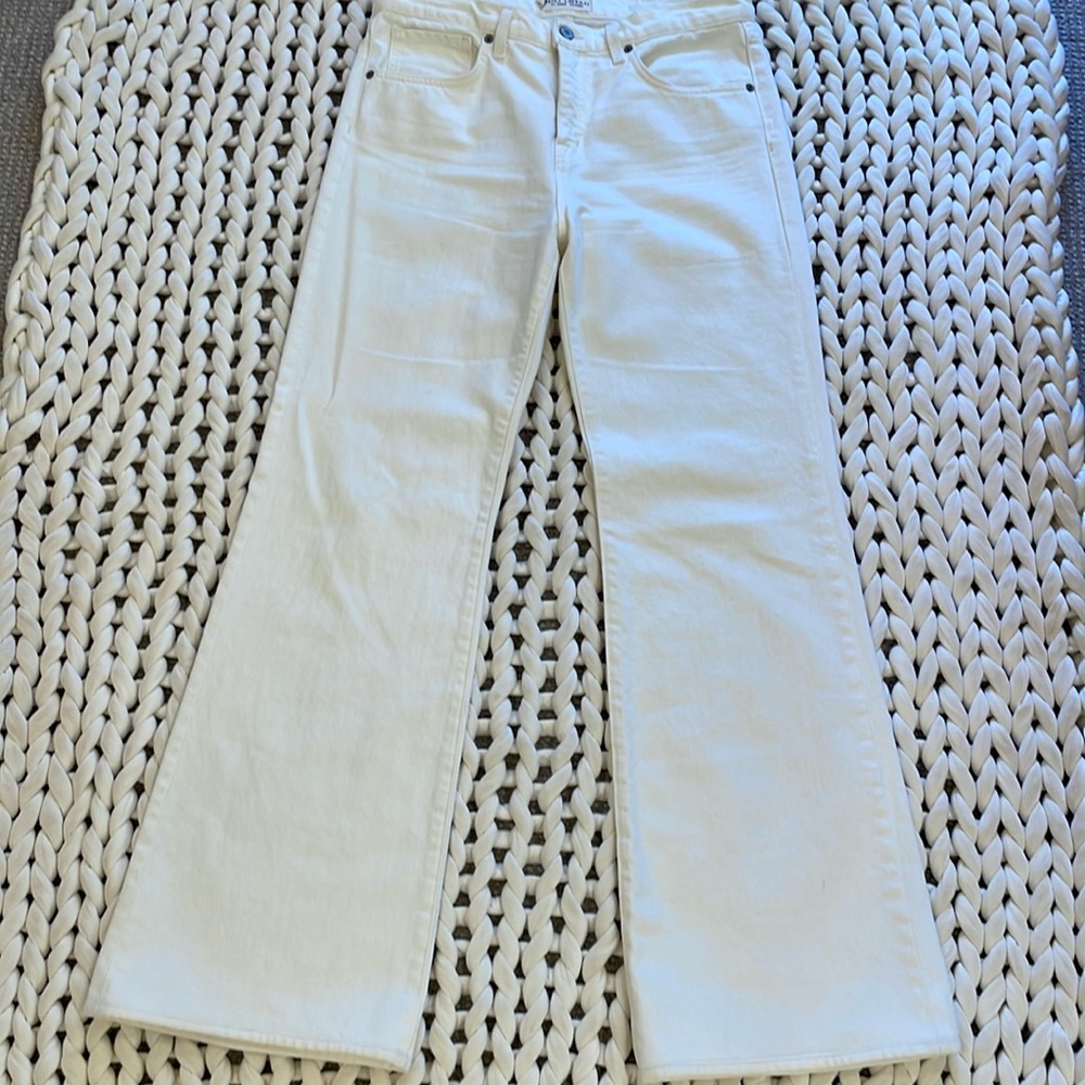 Nili Lotan Celia Jean in Cream Wash size 30